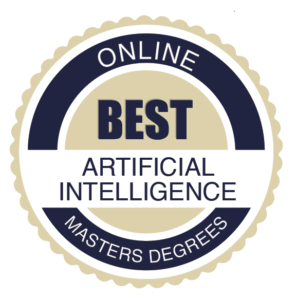 Best Online Ai Masters Degree Badge